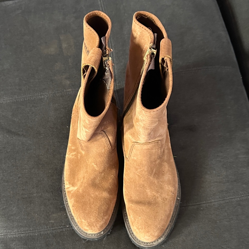 Stanley Men's Brown Leather Boots Size 7.5